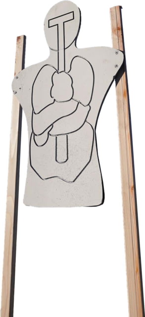 Infinite Defense Torso Target - Anatomical White - Infinite Defense