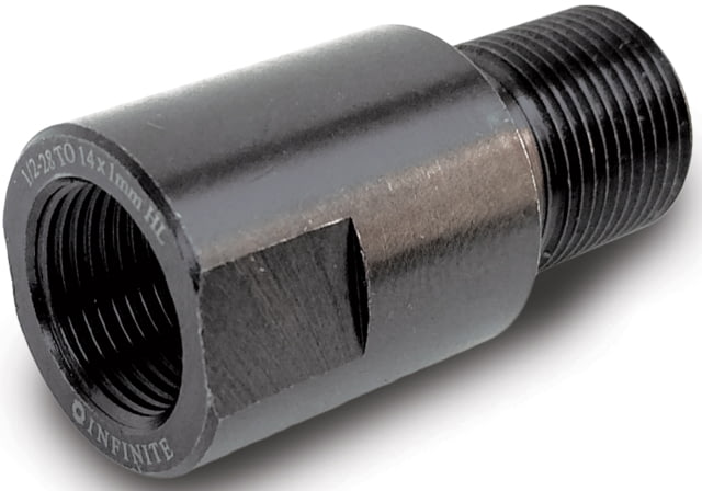 Infinite Product Solutions  - M14 x 1 LH Thread Adapter Black Smooth - Infinite Product Solutions