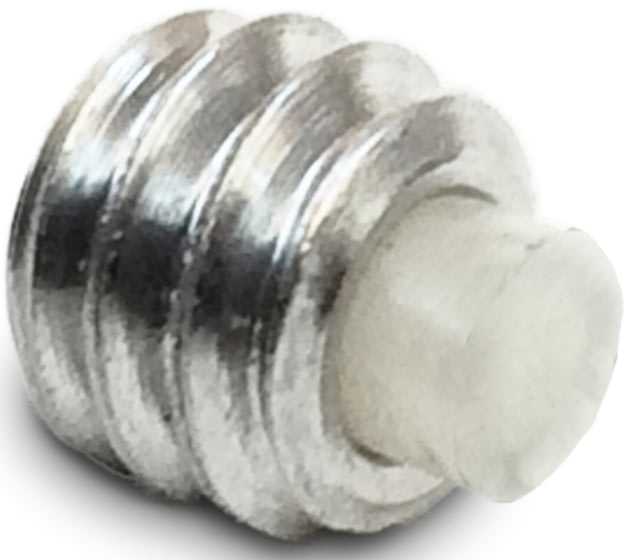 Infinite Product Solutions  Aluminum Delrin Tipped Set Screw Replacement Polished Aluminum - Infinite Product Solutions
