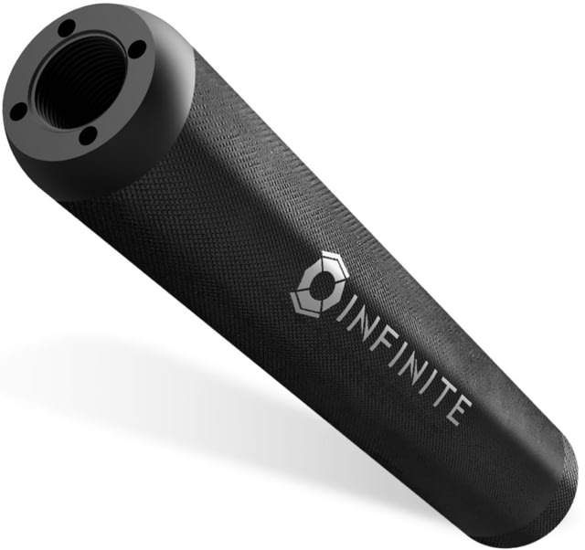 Infinite Product Solutions 10in Redirect Compensator w/Storage Cap Black Anodize Knurled - Infinite Product Solutions