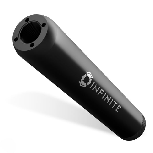 Infinite Product Solutions 10in Redirect Compensator w/Storage Cap Black Anodize Smooth - Infinite Product Solutions