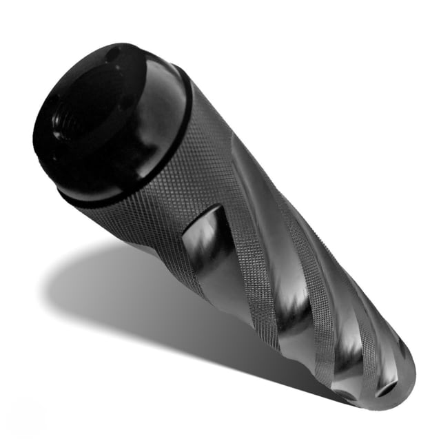 Infinite Product Solutions 12in Redirect Compensator w/Storage Cap Black Anodize Knurled - Infinite Product Solutions