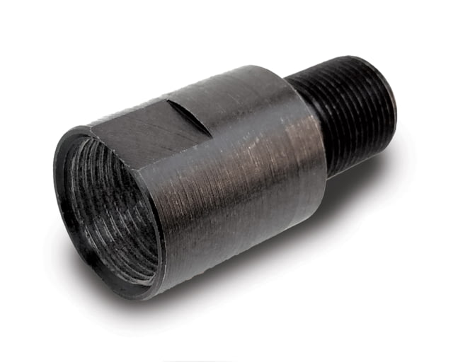 Infinite Product Solutions 5/8-24 - 1/2-28 Thread Adapter Black Smooth - Infinite Product Solutions