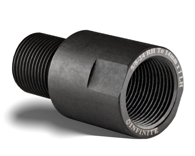 Infinite Product Solutions  - M14 x 1 LH Thread Adapter Black Oxide - Infinite Product Solutions