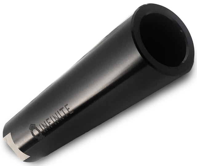 Infinite Product Solutions 6in Smooth Sound Redirect Sleeve Glossy Black Anodize Smooth - Infinite Product Solutions