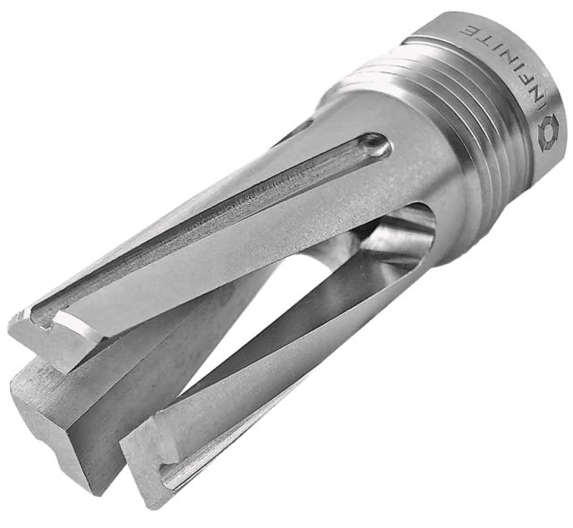 Infinite Product Solutions Gen 1 QD 3-Prong Flash Hider 6.5mm Creedmoor  Natural Stainless Steel - Infinite Product Solutions