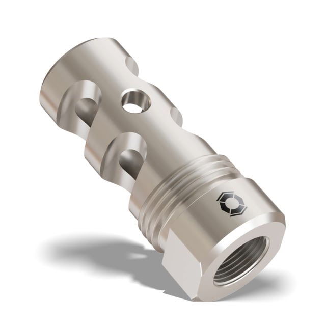 Infinite Product Solutions Gen 2 Titanium QD 2-Port Muzzle Brake 9mm Luger  Natural Titanium - Infinite Product Solutions