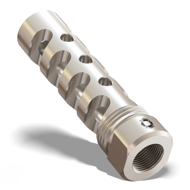 Infinite Product Solutions Gen 2 Titanium QD 4-Port Muzzle Brake .400 legend/.44 Magnum/.458 SOCOM/.45-70 Government 24 Natural Titanium - Infinite Product Solutions