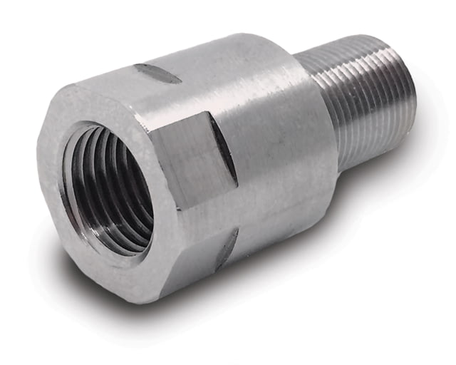 Infinite Product Solutions M13 x 1 LH -  Thread Adapter Polished Stainless Steel - Infinite Product Solutions