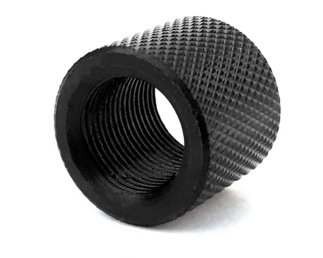 Infinite Product Solutions Pistol Knurled Thread Protector Black - Infinite Product Solutions