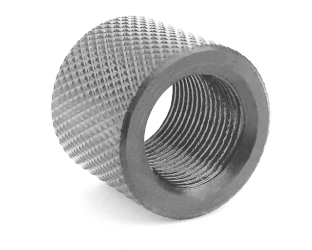 Infinite Product Solutions Pistol Knurled Thread Protector Silver - Infinite Product Solutions