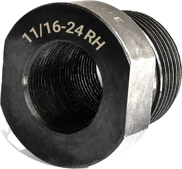Infinite Product Solutions Tapered Thread Adapter Black Oxide 11/16x24 - Infinite Product Solutions