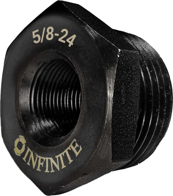Infinite Product Solutions Tapered Thread Adapter Black Oxide 5/8x24 - Infinite Product Solutions