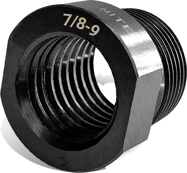 Infinite Product Solutions Tapered Thread Adapter Black Oxide 7/8x9 - Infinite Product Solutions