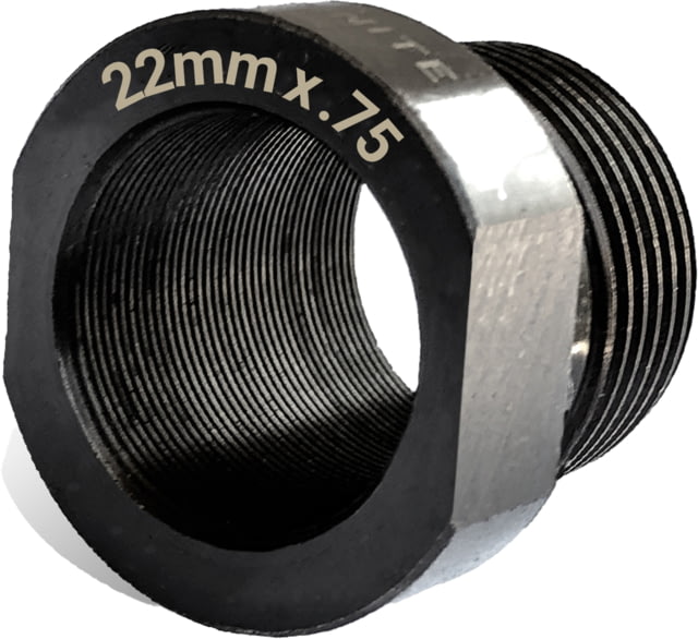 Infinite Product Solutions Tapered Thread Adapter Black Oxide M22x.75RH - Infinite Product Solutions