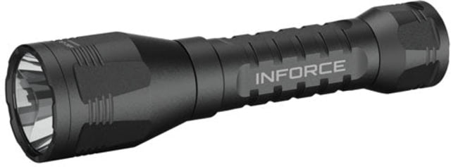 INFORCE ARC 650-Lr-H Rechargeable 18650 Li-Ion 1400 Lumens LED Flashlight Handheld Kit Black - Inforce