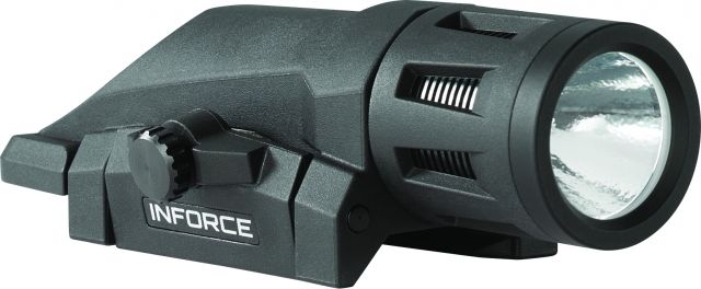 INFORCE Multifunction Weapon Mounted White/IR Light CR123A 400 Lumens Black - Inforce