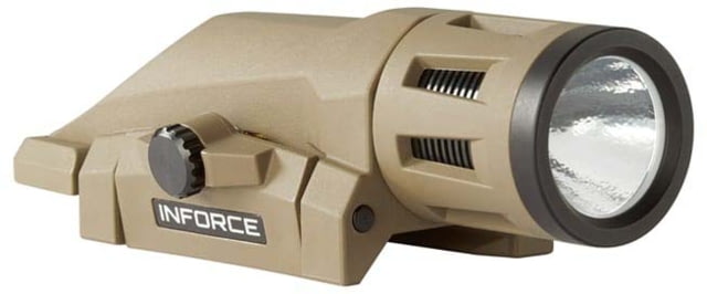 INFORCE Multifunction Weapon Mounted White/IR Light CR123A 400 Lumens Flat Dark Earth - Inforce