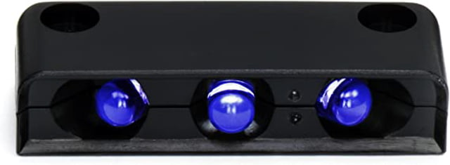 Innovative Lighting 3 LED Surface Mount Step Light w/ Black Case Blue - Innovative Lighting