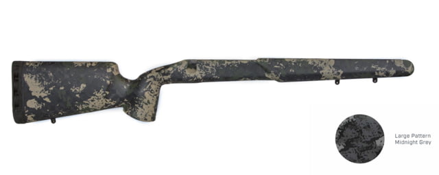 iota Outdoors EKO Rifle Stock for Tikka T3 Line of Rifles with Tikka Factory Sporter Barrel Contour Midnight Grey - Iota Outdoors