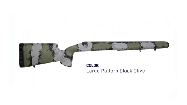 iota Outdoors Kremlin Rifle Stock for Remington 700 Long Actions with Proof Sendero/M24/Sendero Light Barrel Contour Black Olive - Iota Outdoors