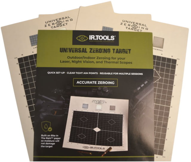IR.Tools Universal Zeroing 3 Targets Kit Almond 9X12in - Ir.Tools