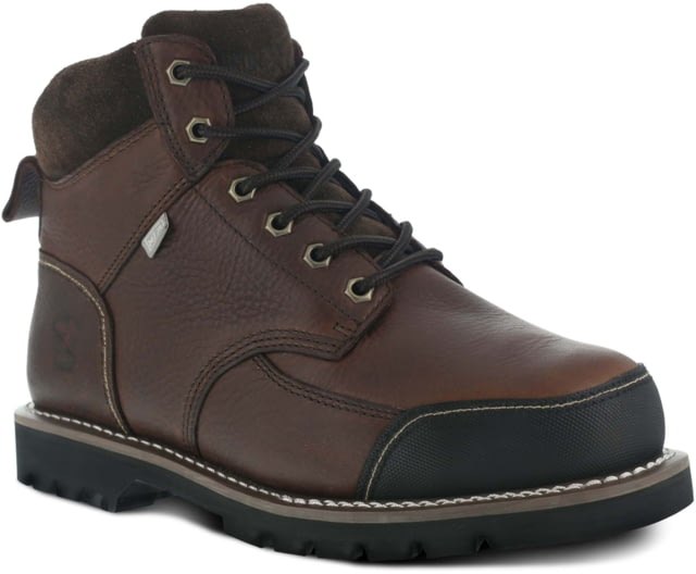 Iron Age Dozer 6in Internal Met Guard Steel Toe Work Boot - Men's Brown 13 Wide - Iron Age
