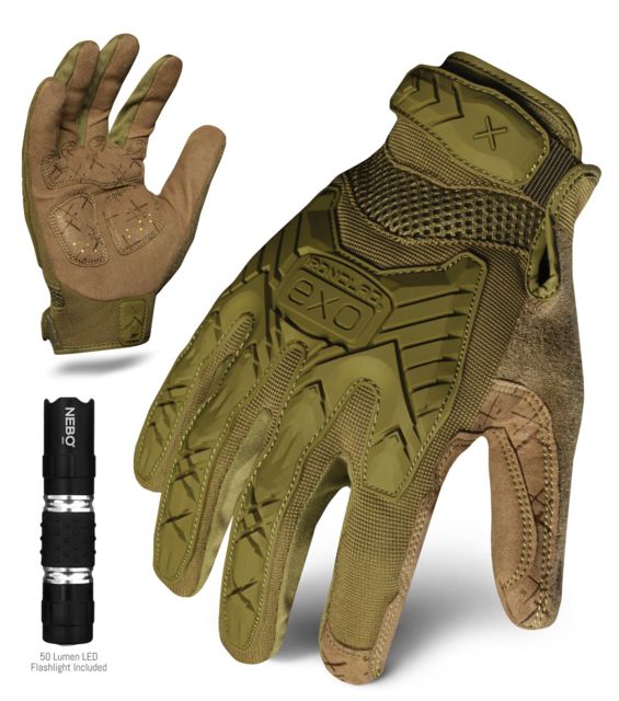 Ironclad EXO Tactical Operator Impact Glove OD Green XL EXOT-IODG-05-XL - Ironclad
