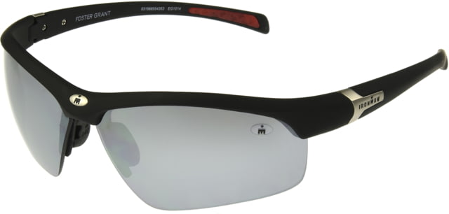 Ironman Principle Sunglasses Black Frame Smoke Grey Lens - Ironman