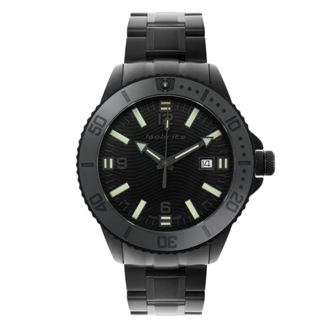 Isobrite Naval T100 Tritium Illuminated Watch Destroyer Stainless Steel