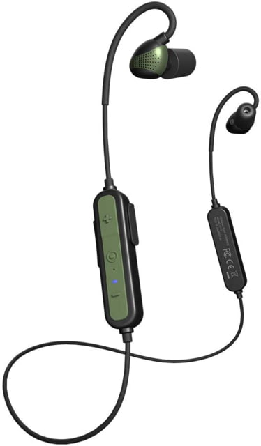 ISOtunes Sport Advance BT 2.0 Protective Ear Plugs 26 dB 1 Pair OD Green Universal - Isotunes Sport