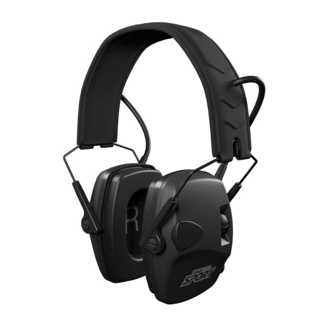 ISOtunes Sport DEFY Slim Tactical Earmuffs 20 NRR Black