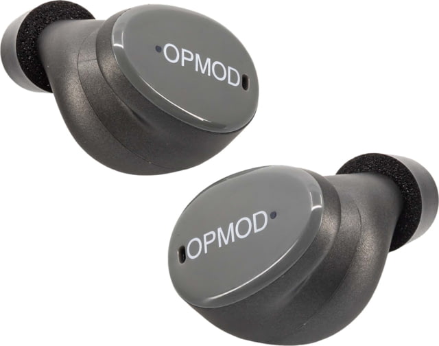 ISOtunes Sport OPMOD CALIBER True Wireless Tactical Earbuds w/ Bluetooth 25 NRR Wolf Gray Universal - Opmod