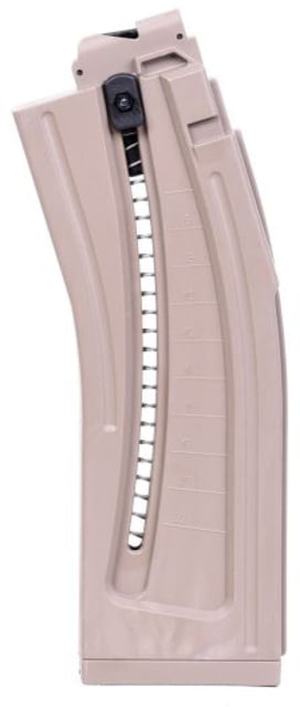 C M-15 Rifle Magazine .22 LR 22 Round Tan 1 Pack Polymer Ammo