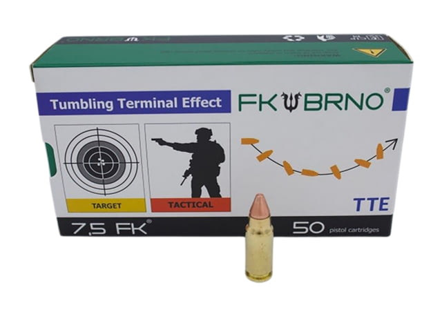Italian Firearms Group 7.5FK 101 Grain Spoon Tip Rifle Ammo 50 Rounds - Fk Brno