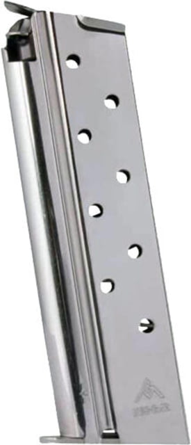 r Johnson Arms Government 10mm Auto 8 Round Pistol Magazine Nickel Silver Ammo