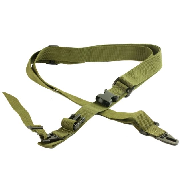 JE Machine Tech 3-Point Entry Level Bungee Sling Green - Je Machine Tech