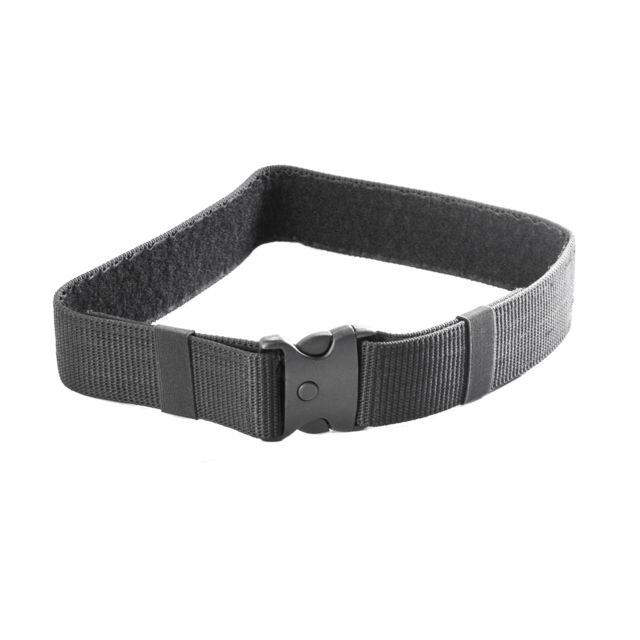 JE Machine Tech Accessories Belt w/3 Button Snap Buckle 46x2 inch Black - Je Machine Tech