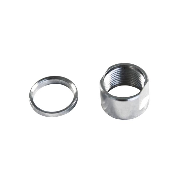 JE Machine Tech AR-10 Thread Protector w/Crush Washer .308/7.62 5/8x24 Silver - Je Machine Tech