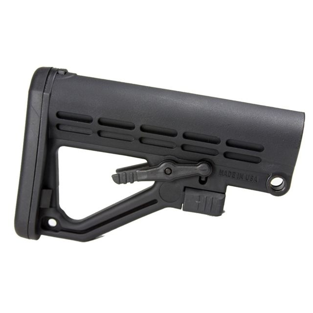 JE Machine Tech AR Skeleton A-Frame Adjustable Buttstock Mil-Spec Black - JE Machine Tech