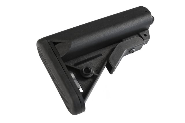 JE Machine Tech AR-15 Gen 3 Armory SOPMOD Buttstock Fixed Mil-Spec Polymer Matte CA Compliant Black - JE Machine Tech