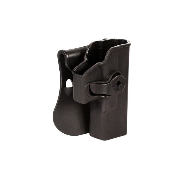 JE Machine Tech Polymer Paddle Holster Glock 19 Right Hand Black