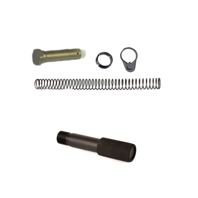 JE Machine Tech AR Pistol Buffer Tube Combo Black - Je Machine Tech