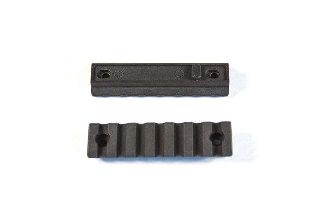 JE Machine Tech Polymer Rail Keymod 4 inch 7 slot pack of 2 Black - Je Machine Tech