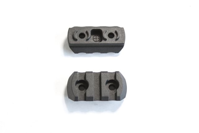 JE Machine Tech Polymer Rail M-LOK 1.5 inch 3 slot pack of 2 Black - Je Machine Tech