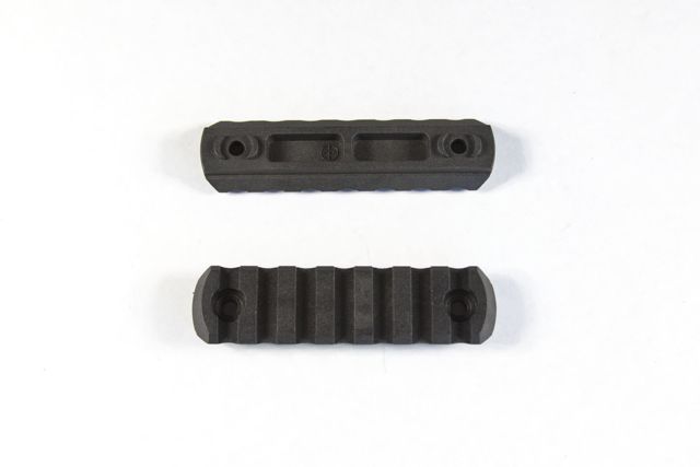 JE Machine Tech Polymer Rail M-LOK 4 inch 7 slot pack of 2 Black - Je Machine Tech