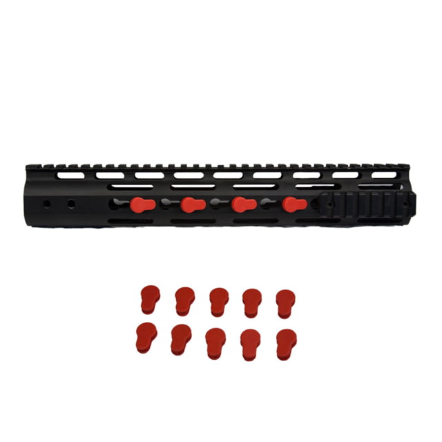 JE Machine Tech Rail Cover Keymod Heat Resistant 10-Pack Red - Je Machine Tech
