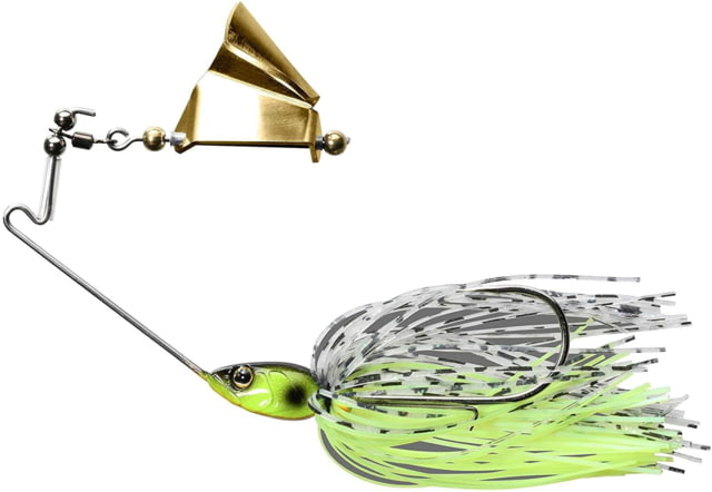 Jackall Lures Gargle Buzzbait Razor Sharp Fishing Hook 3/8oz 1 Piece Black Back Chartreuse