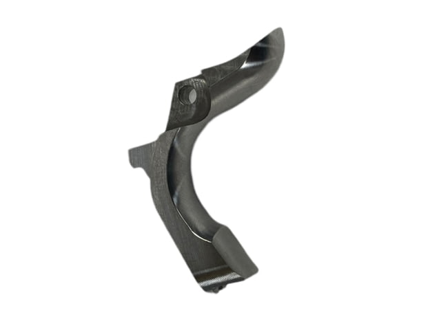 Jacob Grey Firearms  Beaver Tail Safety Grip No Checkering Titanium Unfinished - Jacob Grey Firearms