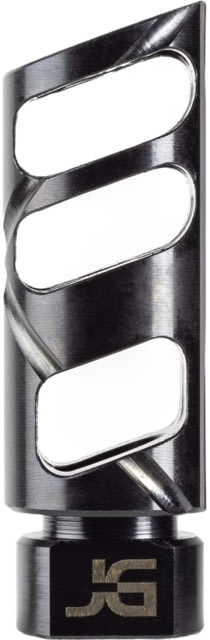 Jacob Grey Firearms Cobra Billet Muzzle Brake .30 Cal 5/8x24 Thread Angled Black - Jacob Grey Firearms